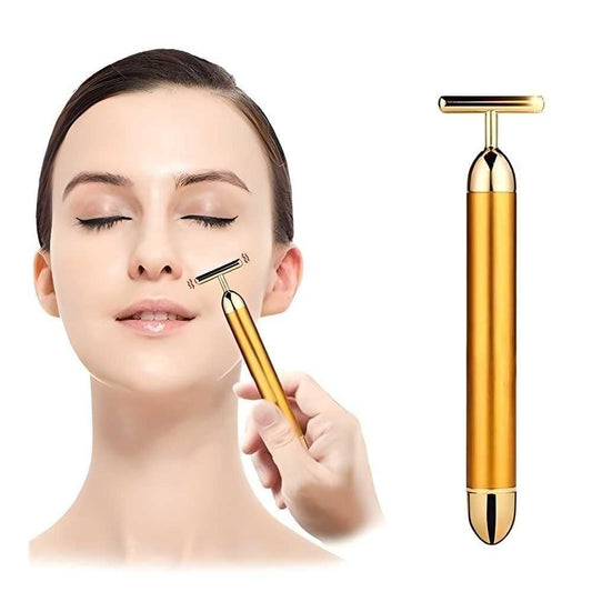 GlowUp Gold Bar Electric Facial Massage Roller